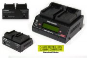 TC200-i Two Position Charger + 2 Pan. repl. VW-VBG6 batteries