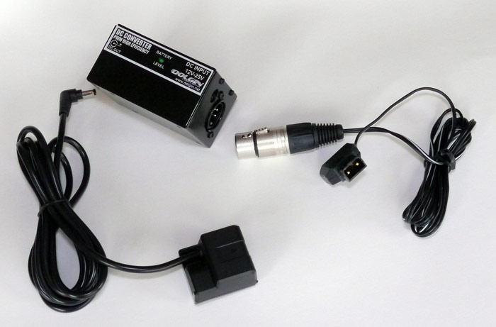 AF100/HMC150-XLR4 12V/7.2V D-Tap power kit - Click Image to Close