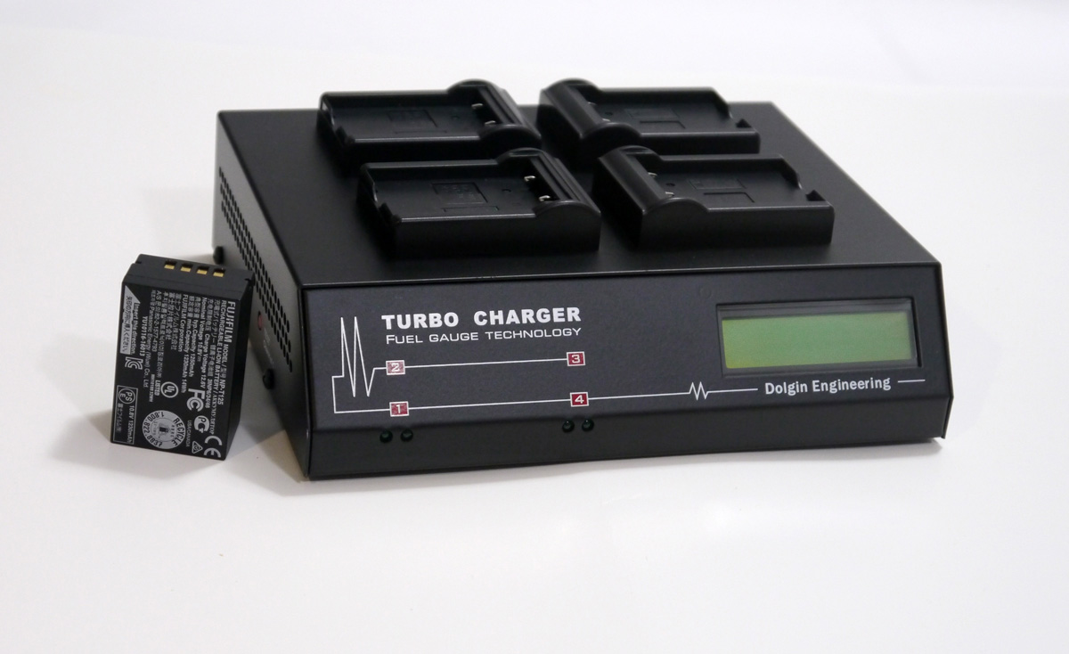 (image for) TC400-FUJI-T125-TDM Four Position Charger for NP-T125